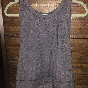 Dark grey cropped tank Lululemon